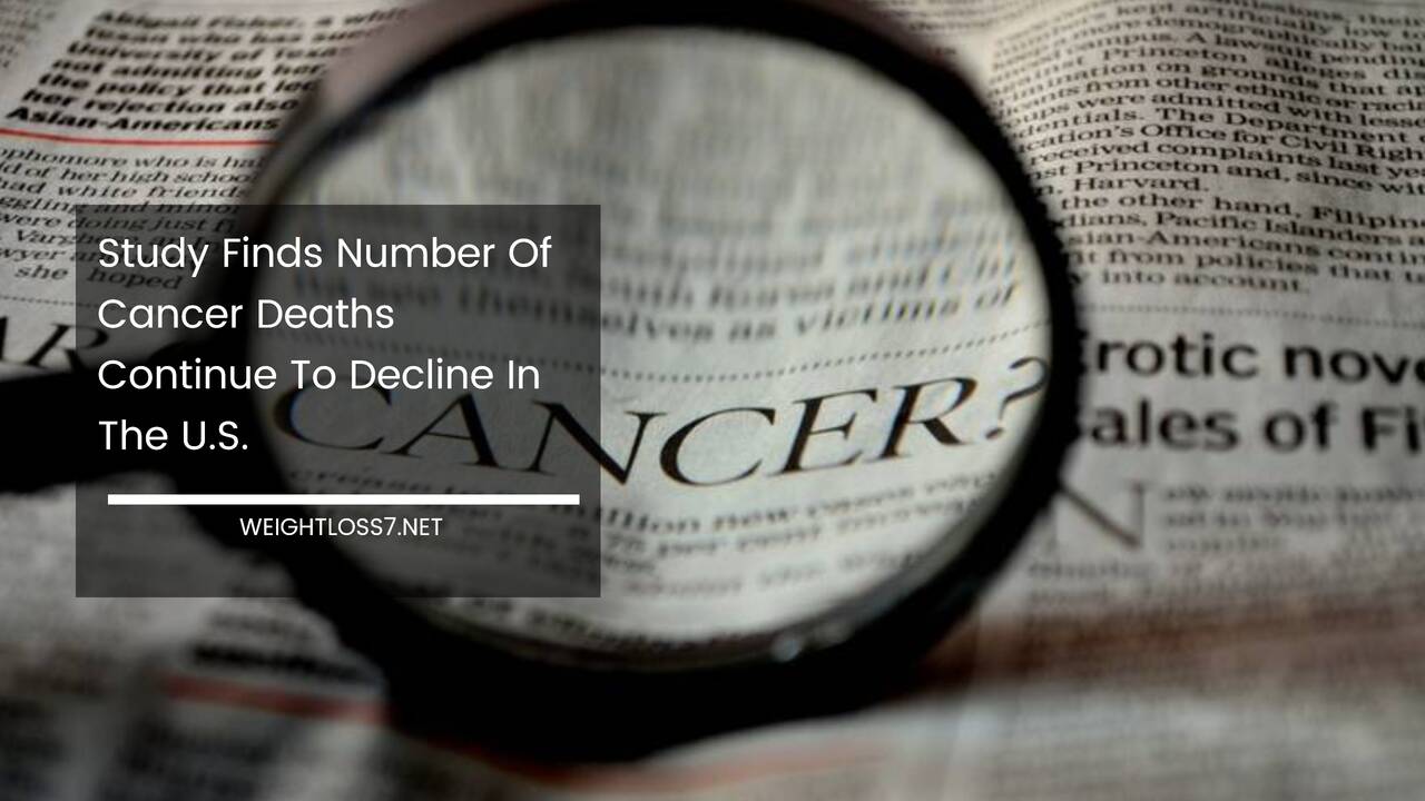 Study Finds Number Of Cancer Deaths Continue To Decline In The U.S.